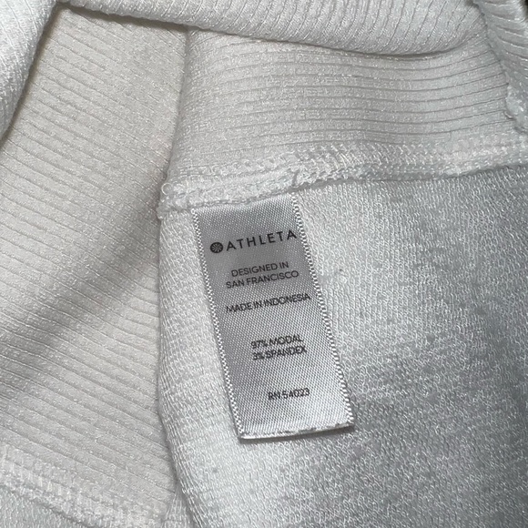EUC Athleta Hooded Sweater White S - Picture 5 of 5